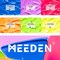 MEEDEN Fluorescent Acrylic Paint Set, Heavy Body Neon Acrylic Paint Tubes, 6 Colors 0.74 oz/22 ml, Glow in the Dark Acrylic Paints, Non Toxic Art Craft Paints for Artists Adults Beginners
